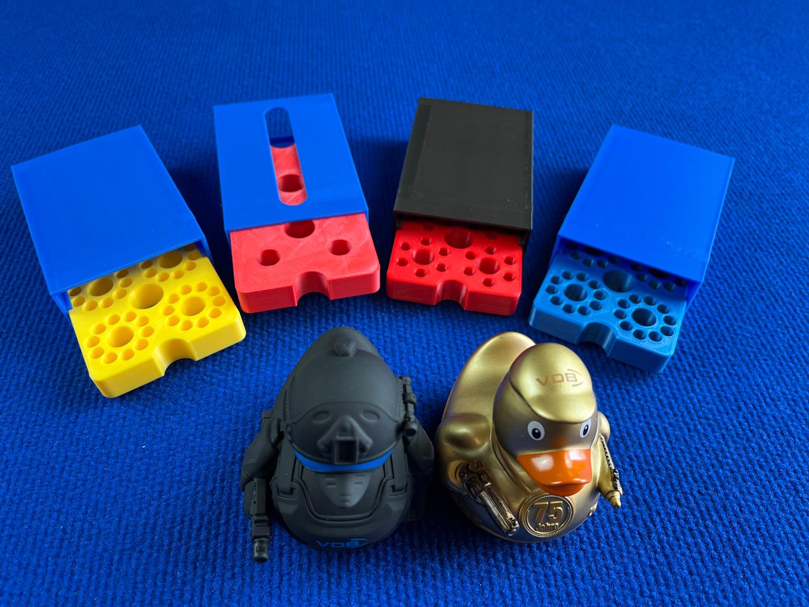 Ladebrett mit Schiebebox .22LR 6x6 und 10x6 – für S&W 617 / Mod. 17 K-Frame