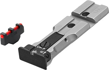 LPA Visier mit Weaver-Basis für Smith & Wesson Revolver silberfarbig (Korn verstiftet)