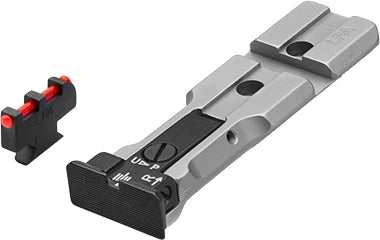 LPA Visier mit Weaver-Basis für Smith & Wesson Revolver silberfarbig (Korn geklemmt)